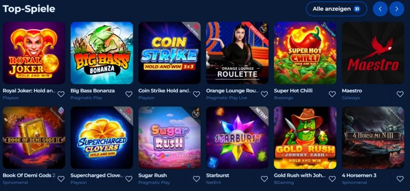 God of Coins Casino Games
